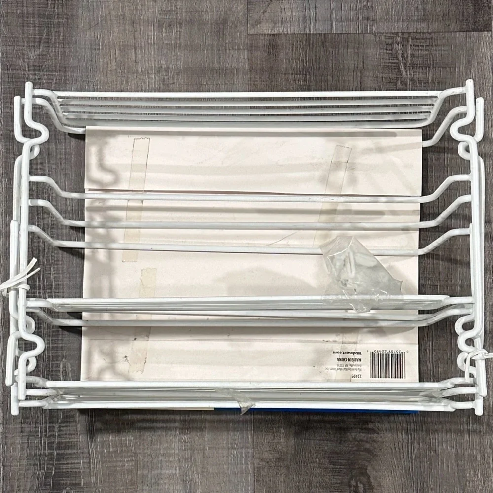 New 3-Piece White Cabinet Rack Set